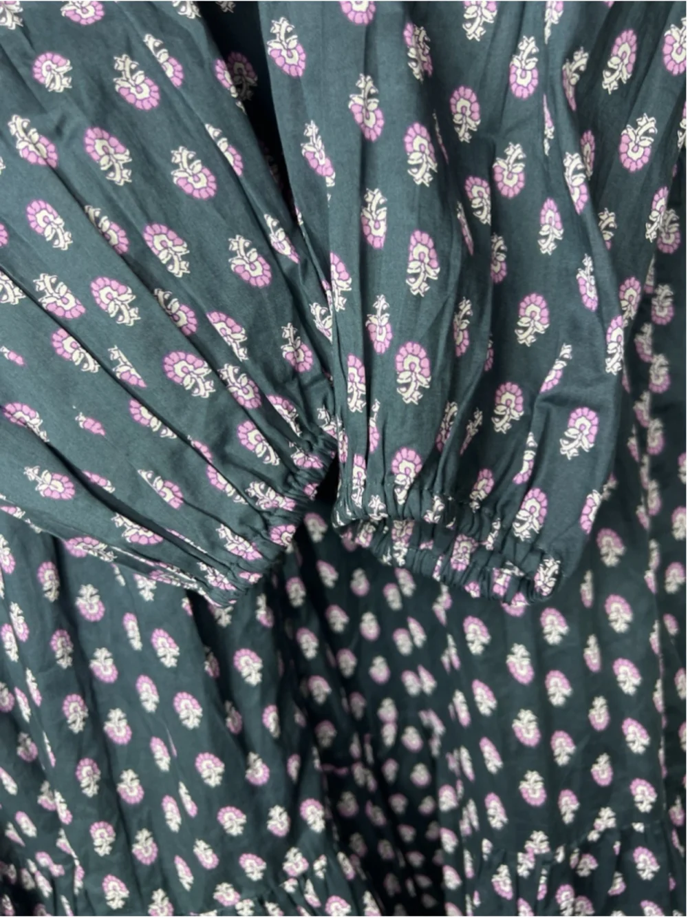 J Crew Tiered Cotton Voile Beach Dress In Best Buds Womens Size XS Lightweight